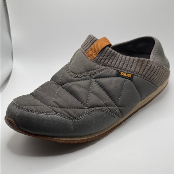 Teva ReEmber Men's Quilted Gray Slip-On Loafers Men's 9 - Picture 1 of 7